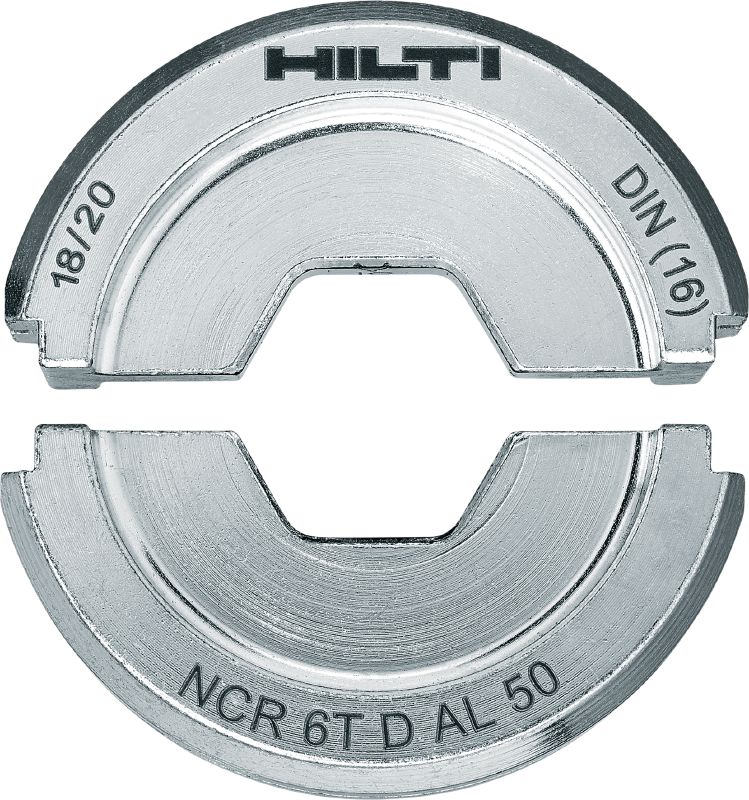 6T DIN Matrijzen voor aluminium 6-tons DIN-matrijzen voor aluminium profielen en connectors tot 300 mm²