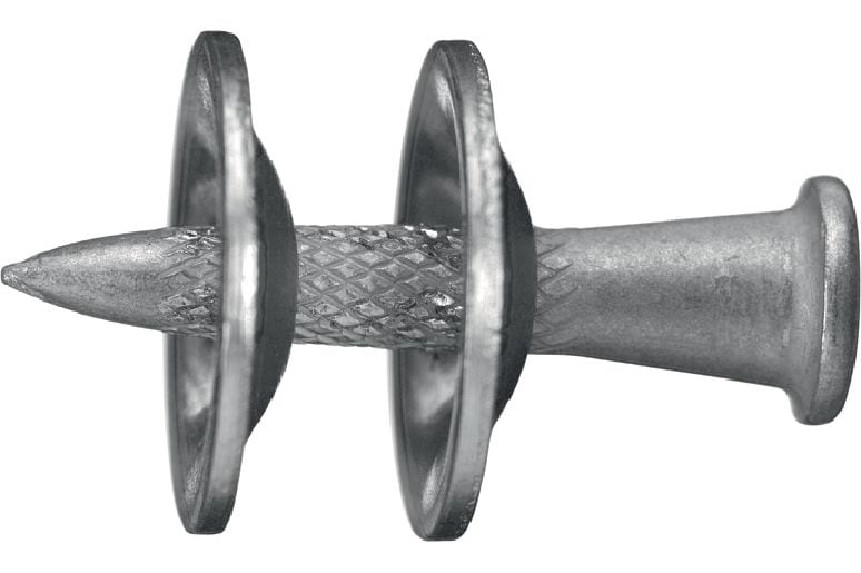 X-ENP2K Metalen plafondbevestigingen Losse nagels voor het bevestigen van metaalplaten op lichte staalconstructies met kruitschiethamers