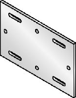 MIQB-S basisplaat Thermisch verzinkte basisplaat voor het bevestigen van MIQ draagbalken met staal