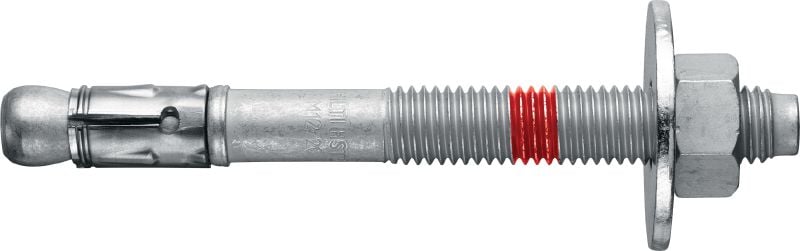 HST3 BW Keilnagel Ultieme keilnagel voor veeleisende statische en seismische belastingen in gescheurd beton (koolstofstaal, grote sluitring)
