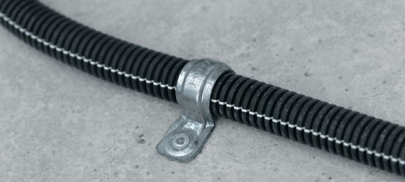 X-FB MX P-clip Metalen kabel-/doorvoerklem voor gebruik met nagels op strip Toepassingen 1