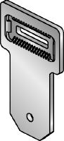 MIC-U-MA verbinder Thermisch verzinkte meerhoekverbinder gebruikt met MIC-MAH-verbinders om MI-draagbalken onder een hoek aan elkaar te bevestigen
