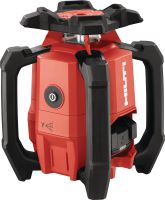 PR 400-22 Roterende laserwaterpas met dubbele helling Robuuste buitenlaser met automatische functies om over een lange afstand te nivelleren, uit te lijnen, vierkant maken en dubbele helling (Nuron accuplatform)