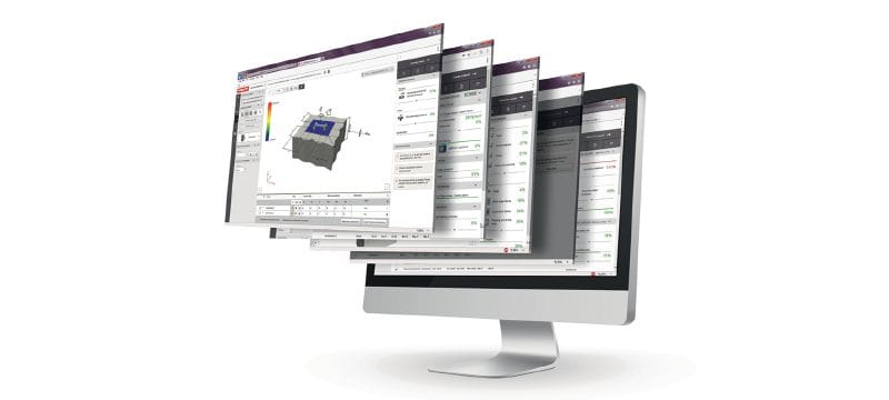 Suite PROFIS Engineering - Logiciel de dimensionnement structurel Logiciel de dimensionnement du chevillage pour l'ingénierie structurelle avec codes et homologations, calculs par méthode des éléments finis basée sur les composants et différentes méthodes de fixation