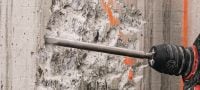 TE-C SM puntbeitels Ultrarobuuste SDS Plus (TE-C) puntbeitels voor het beitelen/breken van bits en metselwerk Toepassingen 1