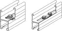 Plaquette de rails MQZ-F Attache de rails galvanisée à chaud (GAC) pour créer des doubles rails