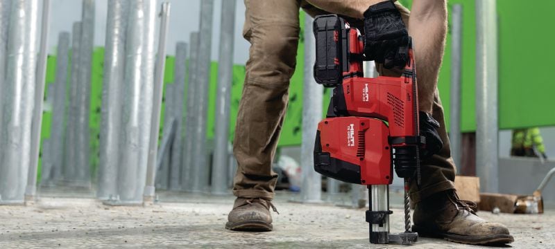 bron schetsen plak TE DRS 4/6 Stofafzuigsysteem - Stofbestrijding voor boren - Hilti België