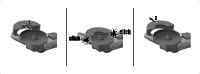 Meuleuse d'angle AG 115-D Meuleuse d'angle 850 W (230 V) avec interrupteur homme-mort, pour disques d'un diamètre maximum de 115 mm Applications 1