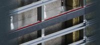 CFS-VB E60 holtebarrière 25mm luchtspleet Voorgevormde brandholte barrière voor bekleding van regenscherm met 60 minuten brandintegriteit en luchtspleten tot 25 mm Toepassingen 3