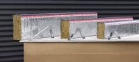 CFS-VB E60 holtebarrière 25mm luchtspleet Voorgevormde brandholte barrière voor bekleding van regenscherm met 60 minuten brandintegriteit en luchtspleten tot 25 mm Toepassingen 1