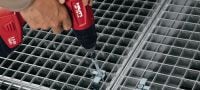 X-MGR Roosterbevestiging Mechanically fastened grating fastener Toepassingen 1