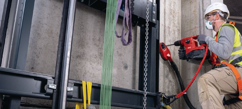 TE 30-22 snoerloze boorhamer Krachtige snoerloze SDS plus (TE-C) boorhamer met Actieve Vibratie Reductie en Active Torque Control voor boren in beton en beitelwerk (Nuron-accu platform) Toepassingen 1