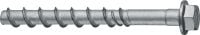 HUS4-HF Schroefanker Zeer sterk schroefanker voor snelle en voordelige bevestigingen in beton (meerdere lagen corrosiebescherming, zeskantkop)