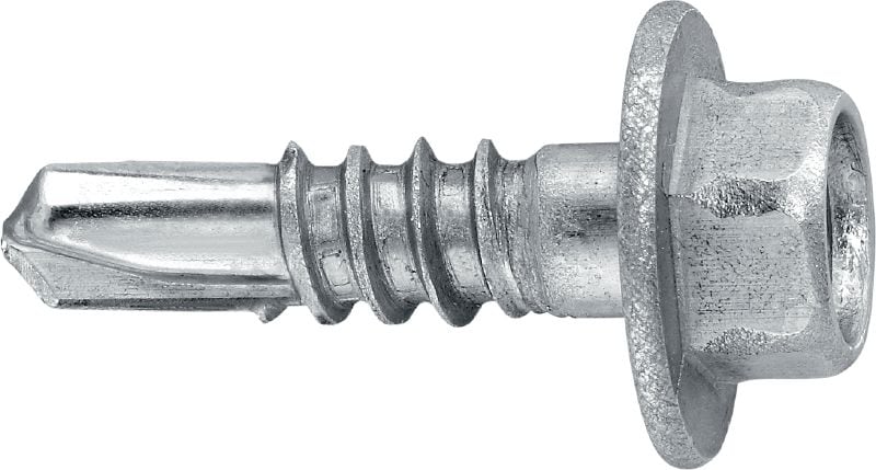 S-AD 01 SS Zelfborende gevelschroeven Zelfborende schroef (A4 roestvrij staal) zonder sluitring voor aluminium gevelbevestigingen (tot 4 mm)