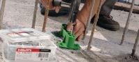 X-HN Manuele betonnagels Nagels voor handmatige plaatsing in beton Toepassingen 1